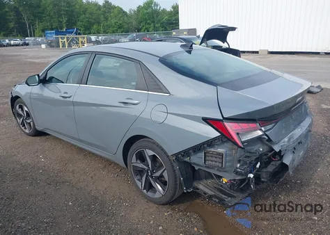 2021 Hyundai Elantra Hybrid Limited from USA, damaged, VIN KMHLN4AJ6MU003928
